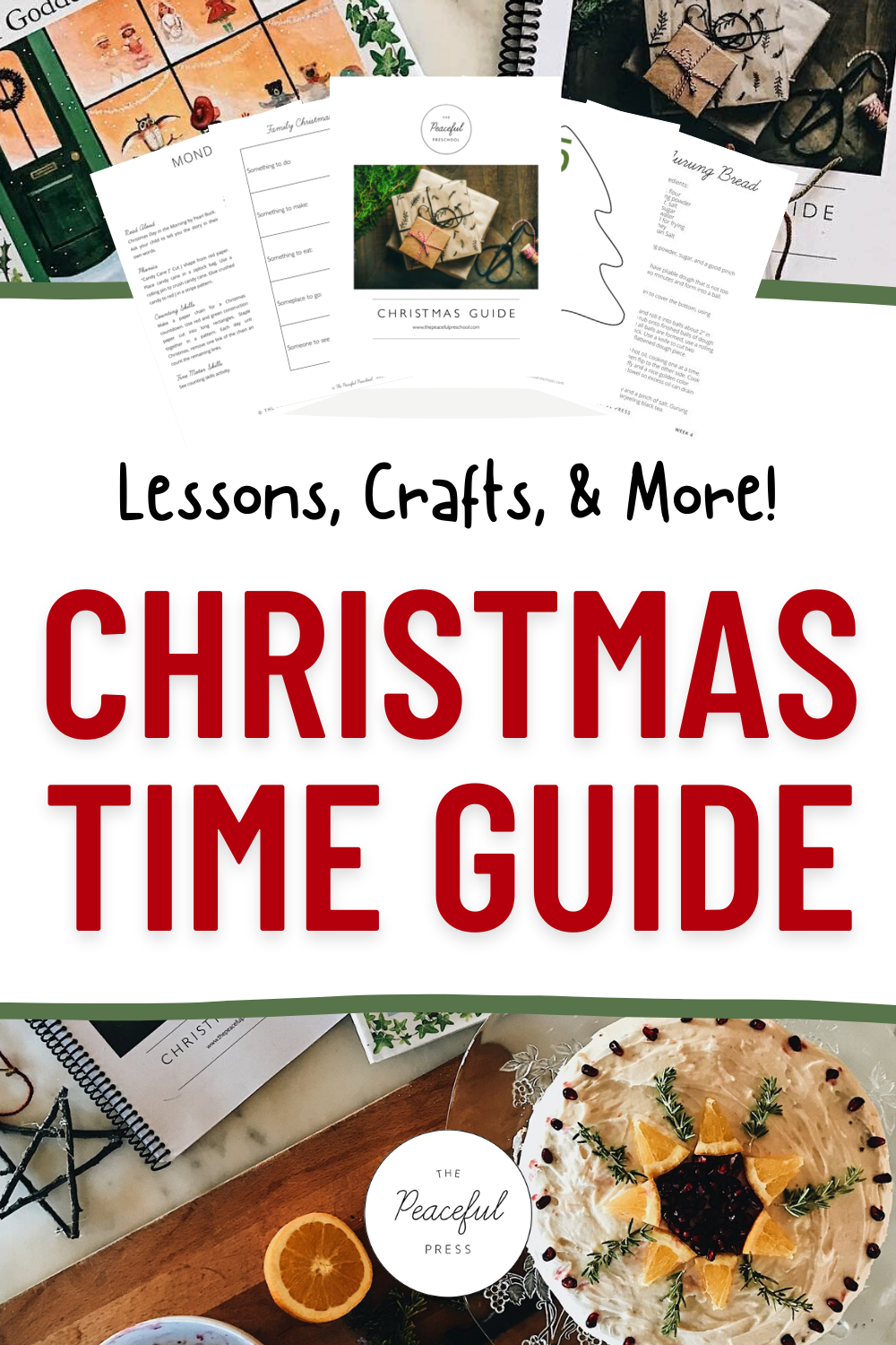 Alternative cover art for the Christmas Guide, Lessons, Crafts, & More!