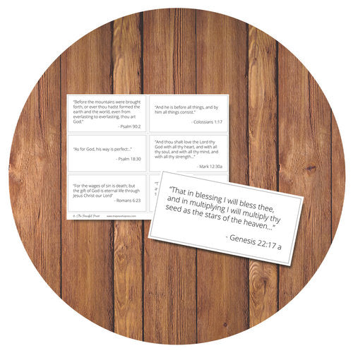 The Playful Pioneers: Scripture Cards